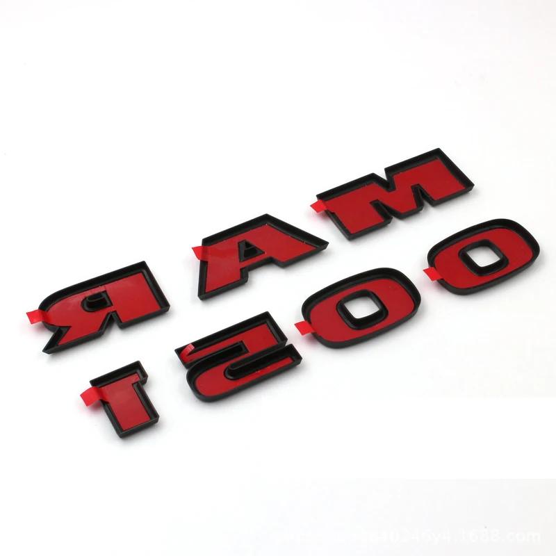 AAXZ1 Car Styling Door Side Fender Sticker Ram Letter Logo Emblem Cover for Dodge Ram 1500 2019 2020 2021 2022 Body Decals Accessories