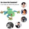 Rubber Simulation Frog Stretchy Toy Stress Relief Sensory Toy Spoof Stress Vent Toy for Children