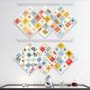 Cleaning Cloth Reusable Kitchen Dish Towels Eco-friendly Microfiber Marple Leaves Plaid Print Dishcloths Lint Free Washable Duster Rags Tea Towels