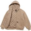 Supreme X Dickies  FW24 WEEK16 Quilted Lined Zip Up Hooded Sweatshirt Unisex SUP-FW24-270