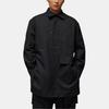 Y-3 Solid Color Polo Collar Pocket Jacket Unisex Jacket Black IN4342