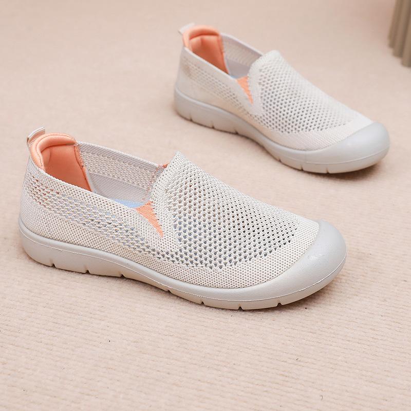 Sapatos casuais femininos são leves, antiderrapantes, respiráveis, mocassins para o trabalho e viagens, sapatos baixos para mulheres confortáveis