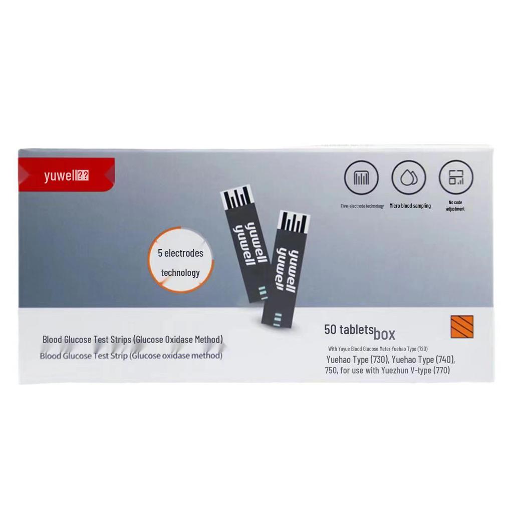 Yuwell 720/730/740/770 Blood Glucose Test Strips & Meter Test Strips