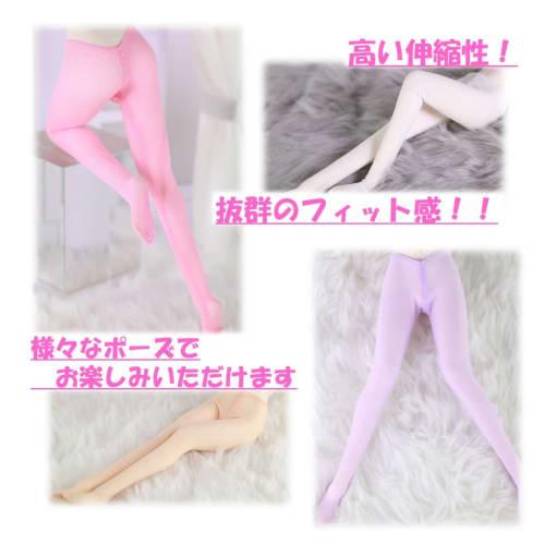 (ST TS) Figure Stockings and Tights 1/6 Scale Doll Costume Pants Body Lady Female (01 Black)