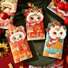 4pcs Traditional New Year Red Envelopes Chinese Money Packet Lucky Money Pockets  Celebration Party