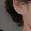 Auspicious Knot Earrings for Women Niche Premium Screw Back Tassel Ear Wire Healing Piercing Earrings