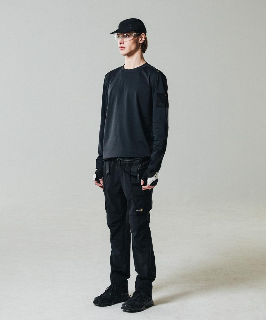 WILLBE LAB Coolskin Mesh Long Sleeve T-Shirt (Bk)