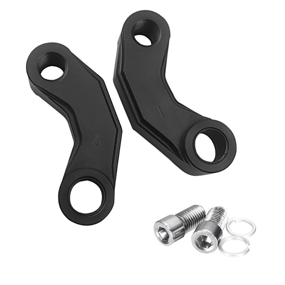 

DGYACHOR Мотоциклетный райзер для зеркал Держатель зеркал Смещенный держатель Адаптер-удлинитель Удлинительная стойка Адаптер Алюминий