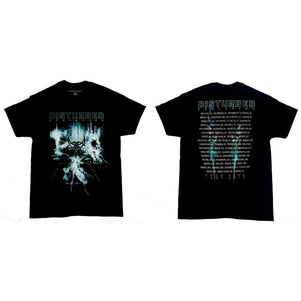 Disturbed Unisex TShirt Apocalypse Date Back (Back Print) (ExTour) S