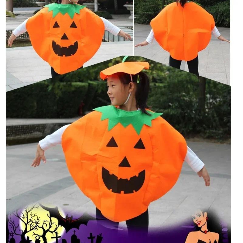 Regalo di Halloween per Adulti e Bambini Zucca Grament Costume Abbigliamento Borsa Cappello Set Fornitura Festa di Hallowmas Natale