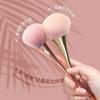 Golden Small Waist Extra Large Powder Blush Brush with Soft Dai Bristles