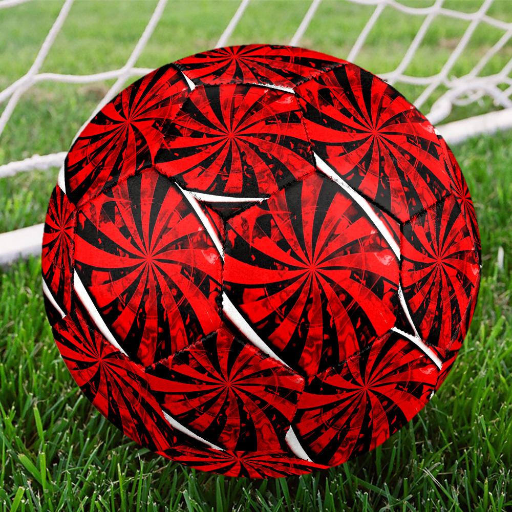 1pc Swirl Size 5 Soccer Ball Professional Match Training Football Indoor &Outdoor Sports Ball Lightweight Durable c6551
