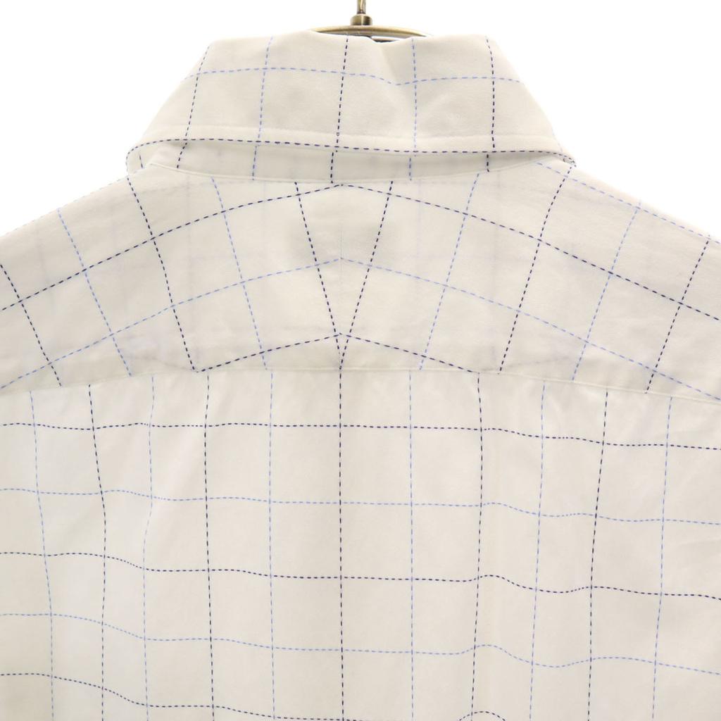 Paul Smith LONDON Made In Japan Check Pattern Short Sleeve Cotton Shirt L Men's Used