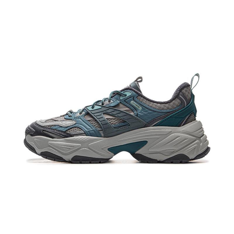 Li-Ning Brown Sugar 2 Men Low-top Casual Shoes Blue Grey AGCV123-3 44