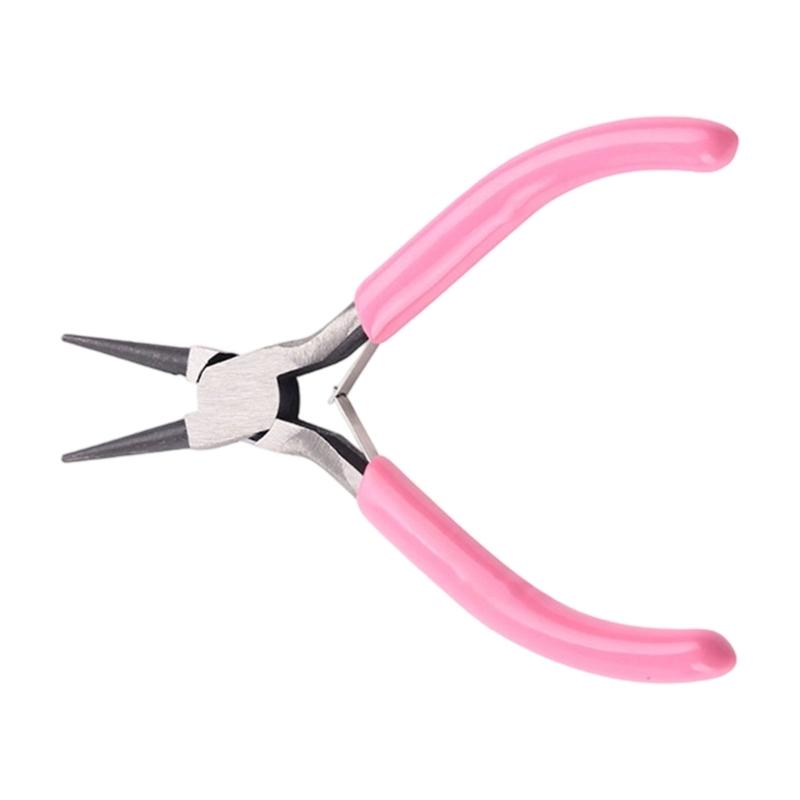 Heavy Duty Pink Crafting Pliers Featuring Reinforced Steel Construction Flexible Jaw Design Suitable For DIYer Projects