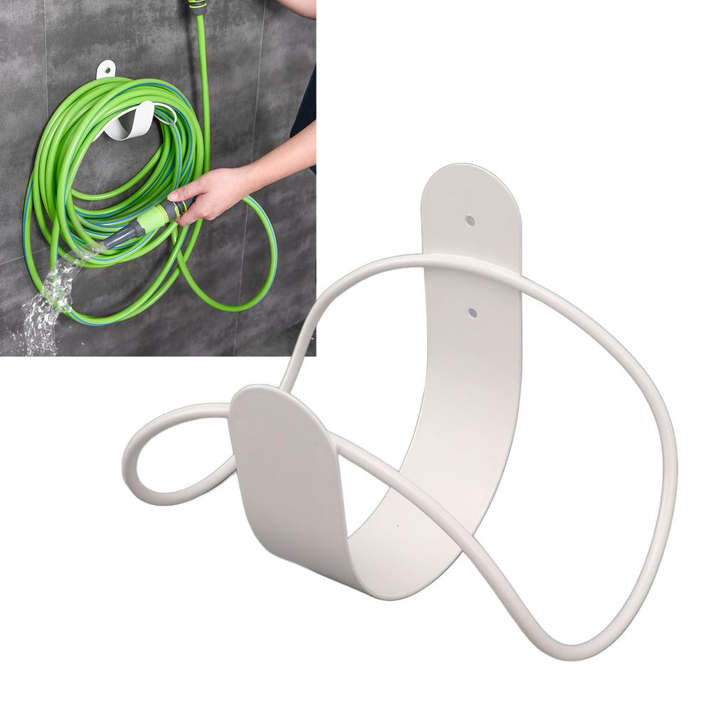 Stainless Steel Garden Hose Bracket Wall Mount Strong Load Bearing Garden Hose Storage Holder Easy To Install Hose Hanger