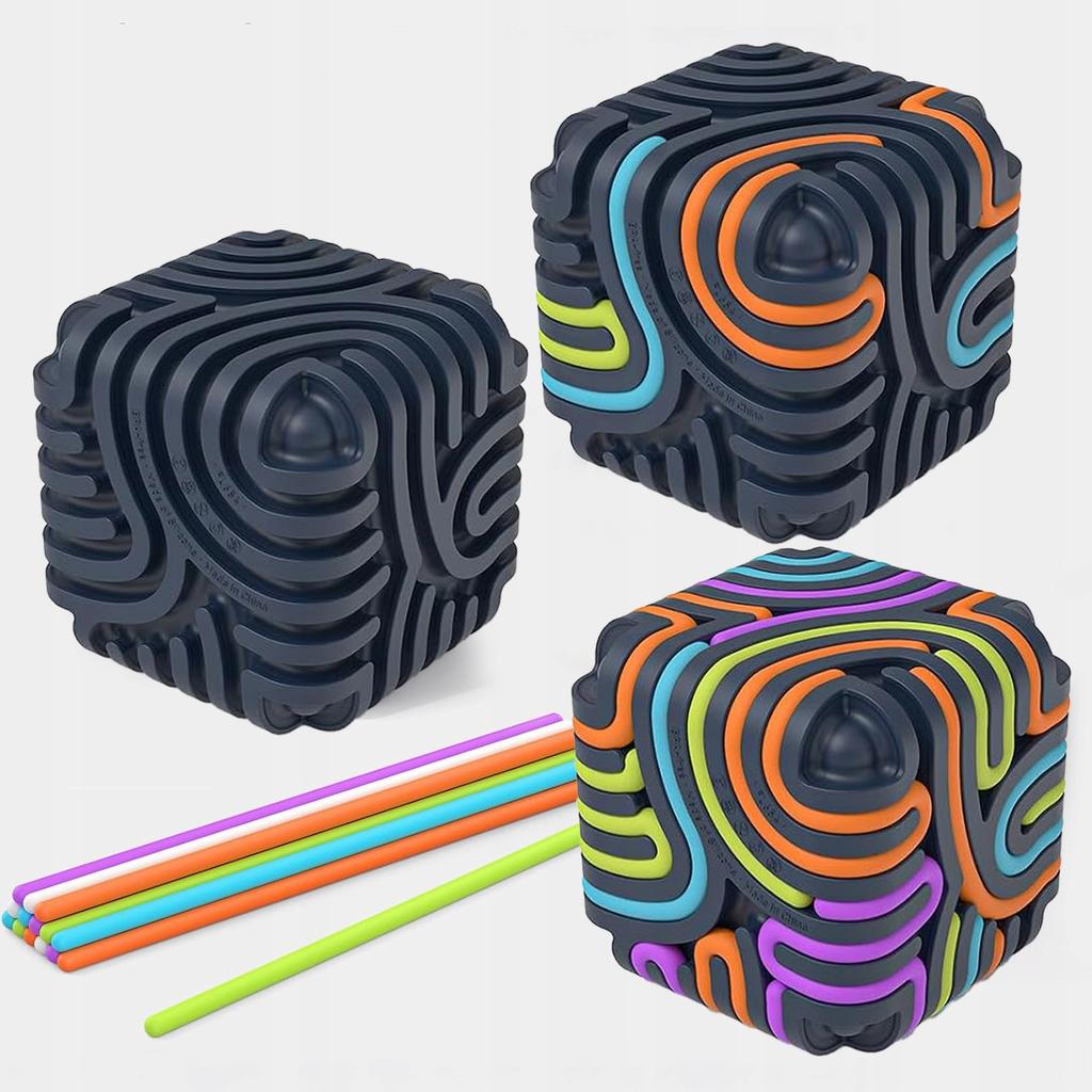 [PACZB] 3D educational cube maze + 15 noodles Z3473