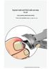 Stainless Steel Wide-Jaw Nail Clippers with Powder Die-Cast Finish for Manicure and Trimming