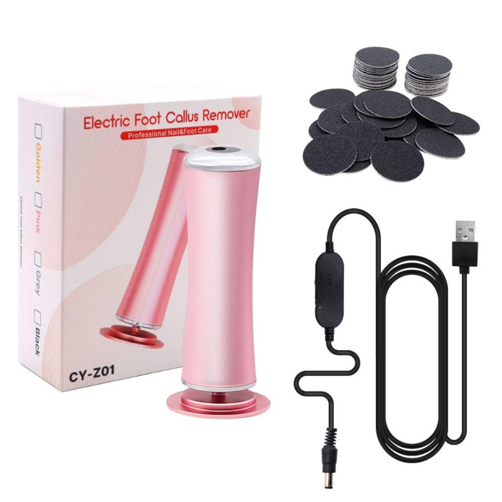 Foot Cuticle Scrubber Foot Exfoliator File Cuticle Callus Remover Electric Pedicure Tools Foot File