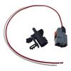 Vehicle Climate Temperature Sensor Kit with Pigtail Lead Wires, AU5Z12A647B Reference Part for Repair Service Use and Wiring Restoration