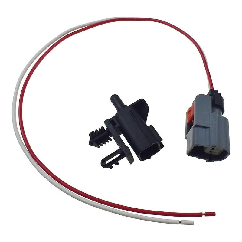 Vehicle Climate Temperature Sensor Kit with Pigtail Lead Wires, AU5Z12A647B Reference Part for Repair Service Use and Wiring Restoration