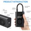 Mini Portable Electric Air Compressor Electric Air Pump 4000 MAh USB Charging Electric Air Pump Compatible with Bicycle/Motorcycle/Car/Football