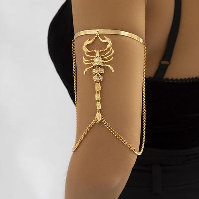Donkere Punk Schorpioen Kwast Armband
