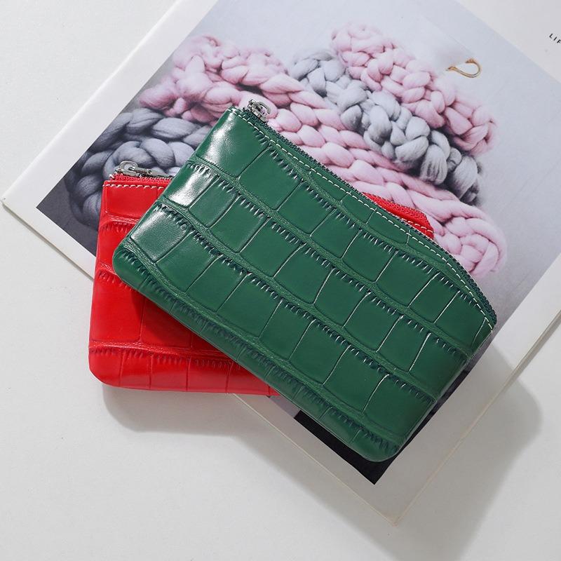 PU Leather Money Coin Purse New with Key Ring Waterproof Pocket Purse Zipper Large Capacity Credit Card Holder Women Wallet