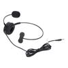 Telephone Headset Wired Unilateral Headphone for Office Business Customer ServiceBlack