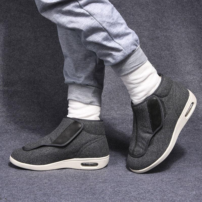 Winter Velvet Orthopedics Wide Feet Swollen Shoes  Eversion Adjusting Soft Comfortable Diabetic Shoes Dad Walking Shoes