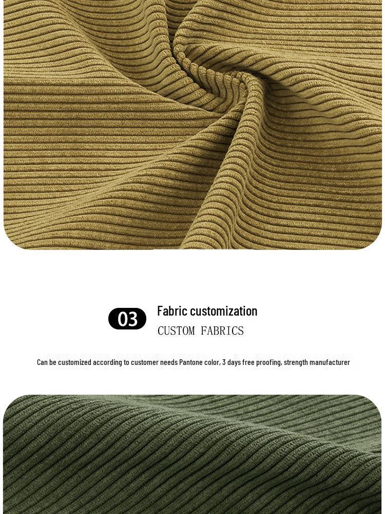 8-Wale Non-Stretch Corduroy Fabric for Pants, Bags, Hats & Sofas