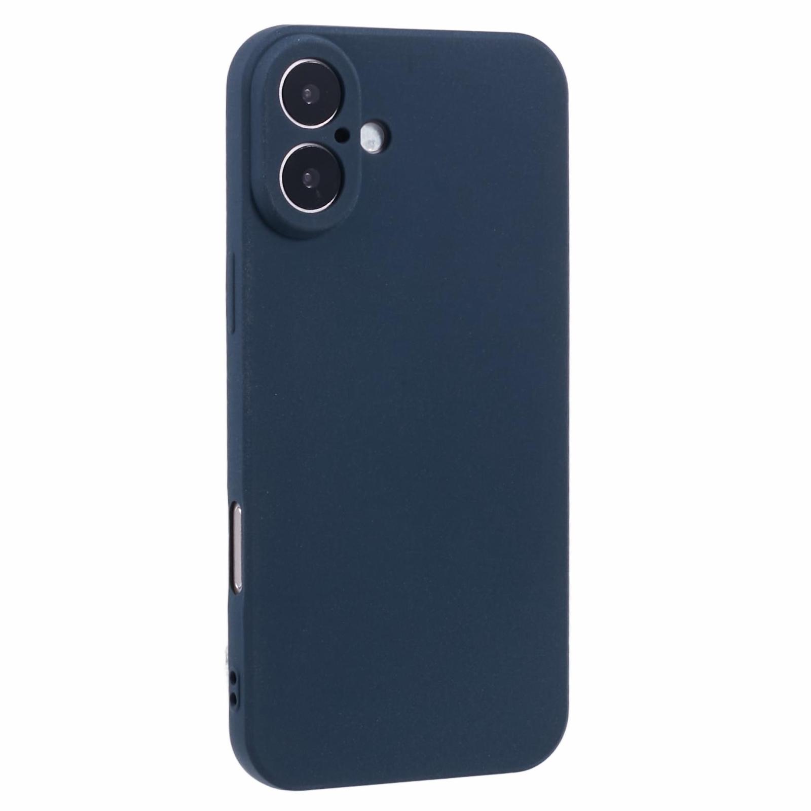 For iPhone 16 Case Matte TPU Non-Slip Protective Phone Cover D