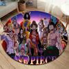 One Piece Round Area Rug Carpet Rug For Living Room Bedroom Sofa Playroom Decor Nonslip Floor Mat