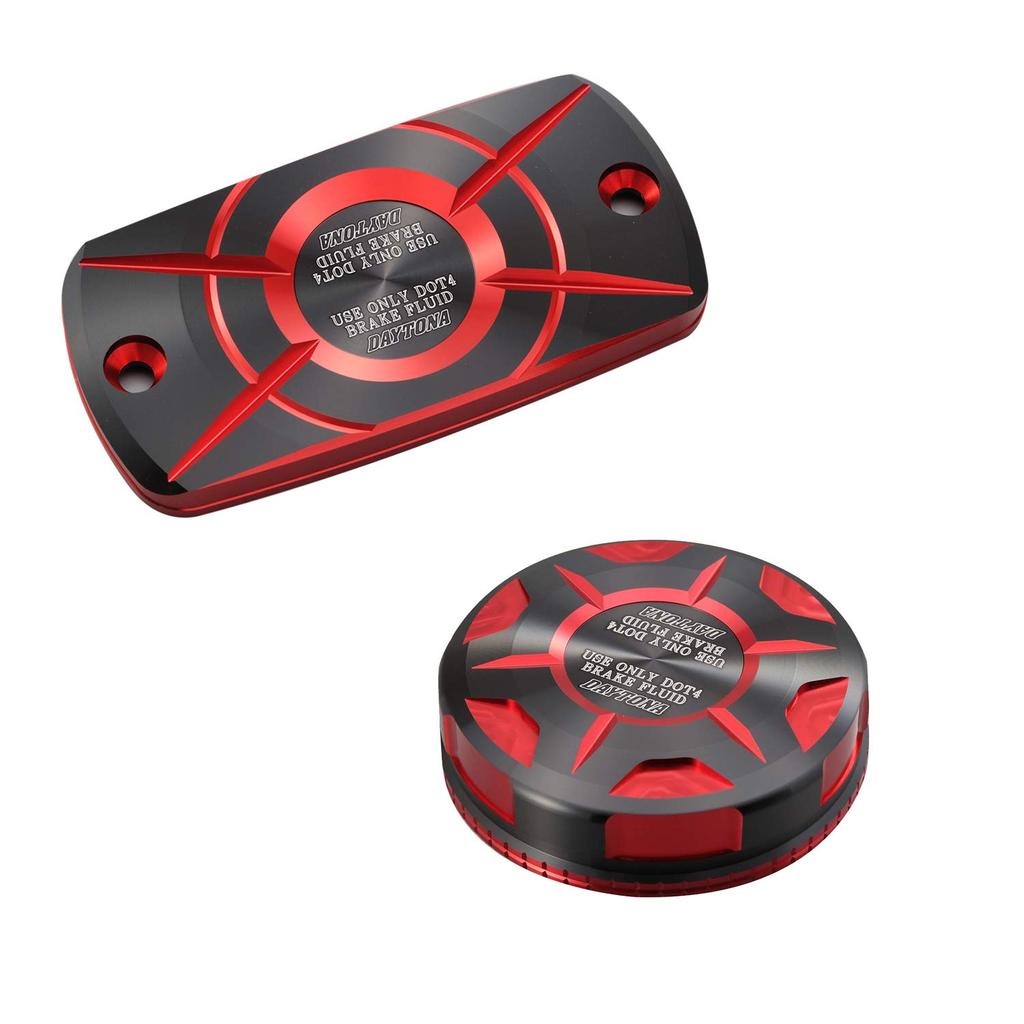 Daytona PREMIUM ZONE Master Cylinder Cap for 99517 Set, Red, CB400SF/SB (1999-2022)