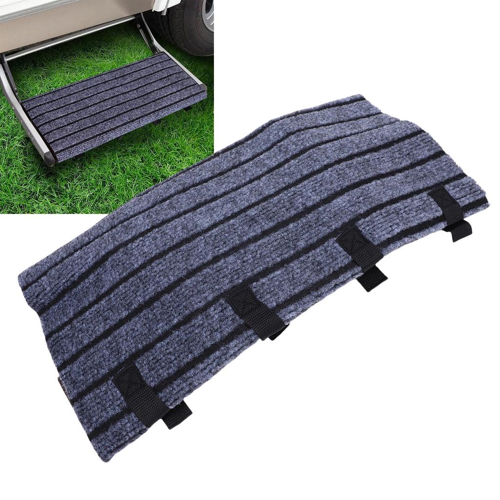 RV Step Rug, RV Stair Cover Wrap Trailer Step Carpet,   Non Slip Protective Mat for Outdoor SUVs Trailer