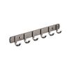 Gray Towel Hanger Clothes Hat Hook Row Vintage Robe Hook Bathroom Robe Hook Bath Hardware Set Kitchen Hanger