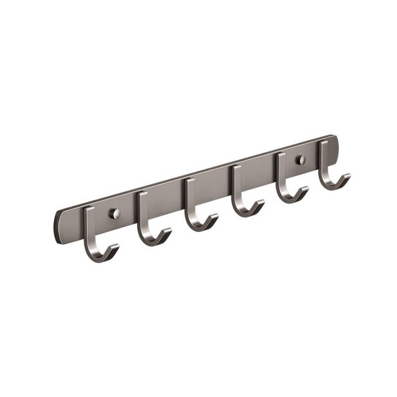 Gray Towel Hanger Clothes Hat Hook Row Vintage Robe Hook Bathroom Robe Hook Bath Hardware Set Kitchen Hanger