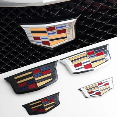 ABS Car Front Rear Logo Emblem Cover For XTS XT5 XT6 ATSL Auto Grille Tailgate Trunk Badge Exterior Decoratiom