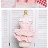 Pet Spring Summer Cake Dress Three-dimensional Flower Lace Teddy Bigbear Holiday Dress
