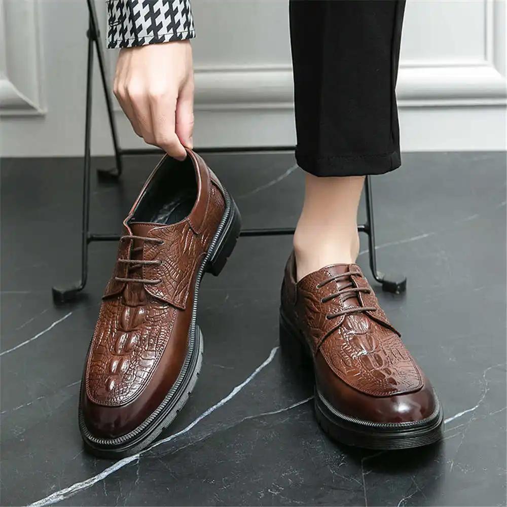 Normal Leather Plateforme Man Vintage Boots Chunky Sneakers 47 Skate Shoes For Sport Novelty On Offer Play China Brand Name