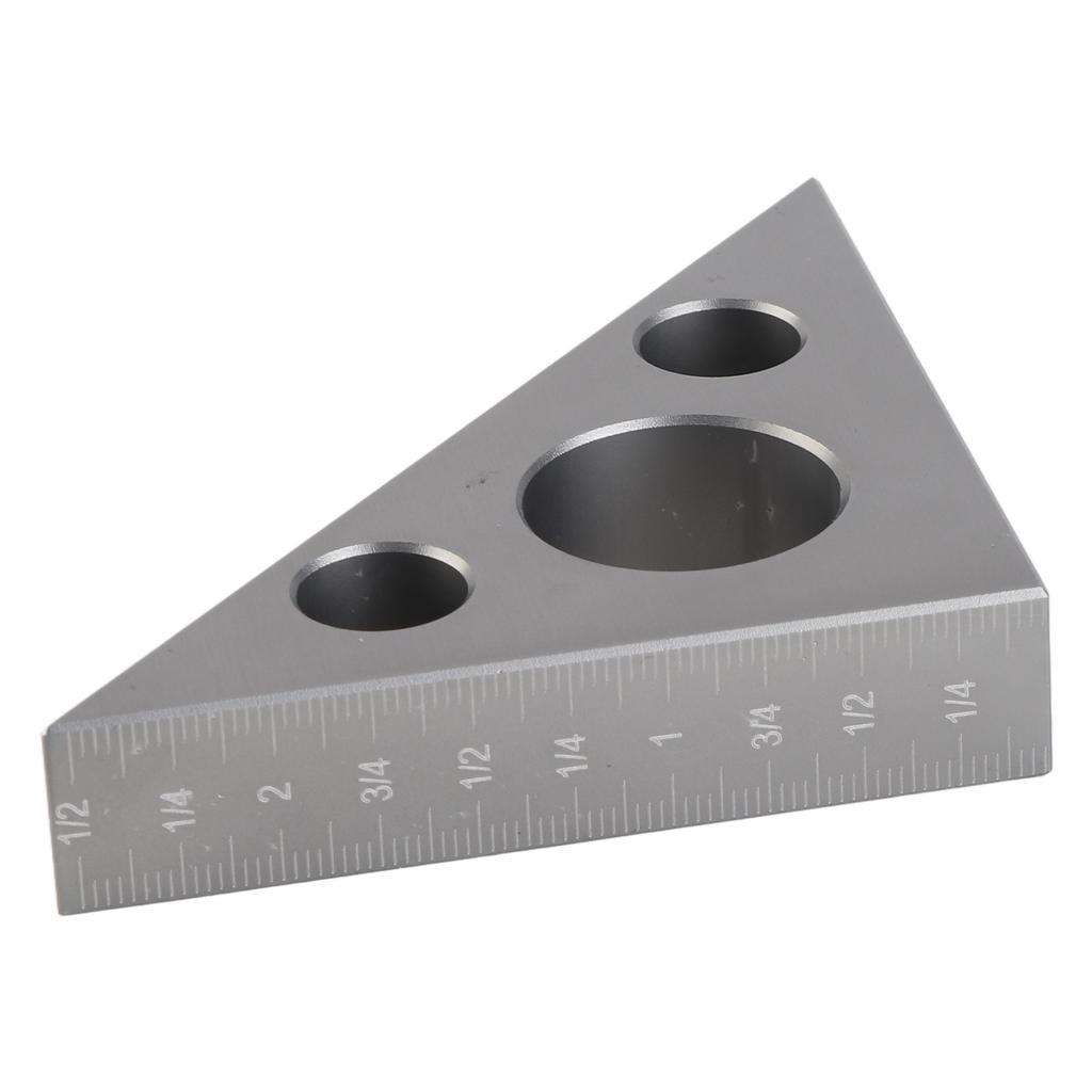 4590 Grad Matte Aluminiumlegierung Mini Winkelmesser Holzbearbeitung Messwerkzeug