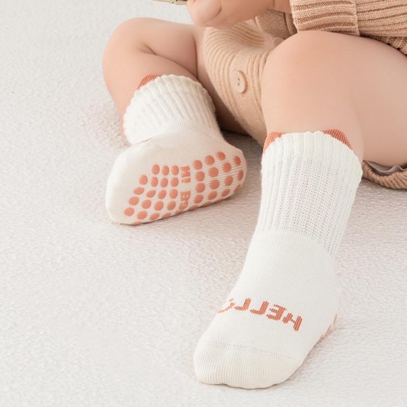 Children's Floor Socks Cartoon Soft Baby Toddler Indoor Anti-slip Walking Socks For Boys Girls Spring Autumn School Sports Sock