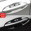 4PCS Carbon fiber Car Door Handle Protection Sticker Emblem Accessories For MINI Cooper Countryman Clubman F54 F56 F55 F60 R60 R61