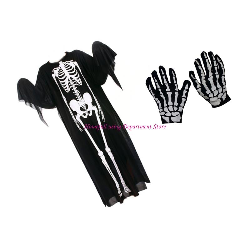 Efficient Skull Decors Thickened Polyester Fabric Eerie Party Creators