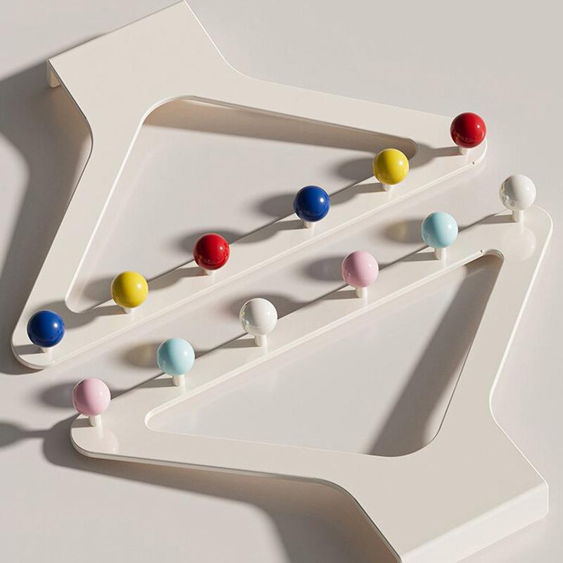 Dopamine-Boosting Strong Adhesive Wall Hooks Multi-Purpose No-Drill Hangers For Dormitory Room Bags Clothes Bathroom Storage