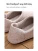 Pantofole da Casa in Camoscio con Suola Morbida Lavabili in Lavatrice - Cotone con Tallone Spesso per Autunno/Inverno