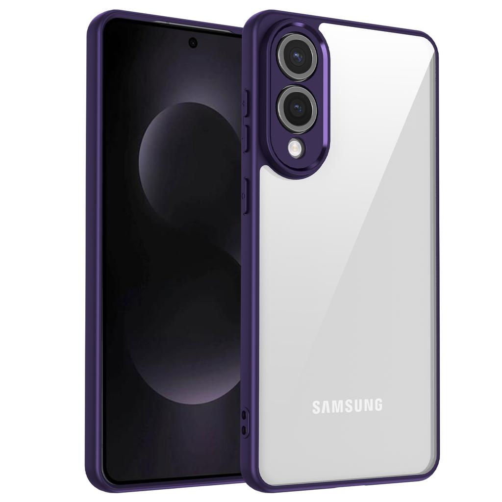 For Samsung Galaxy S25 Edge Case Matte Skin Touch Clear PC + TPU Shockproof Phone Back Cover