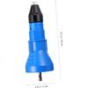 GLEAVI 1 Set Pull Rivet Tool Adapter Rivet Connector riveting Rivet Rivet Adapter for Drill Rivet abs Electric Drill Tool kit Iron Electric Rivet