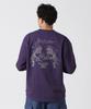 AVIREX Double Dragon Souvenir Size T-Shirt, Men's, M, 080, Purple, 783-5130011