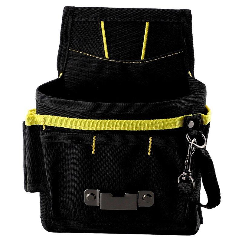 A25F-Electrician Belt Storage Pouch With Multiple Pockets Oxford Cloth Tool Bag Waist Design